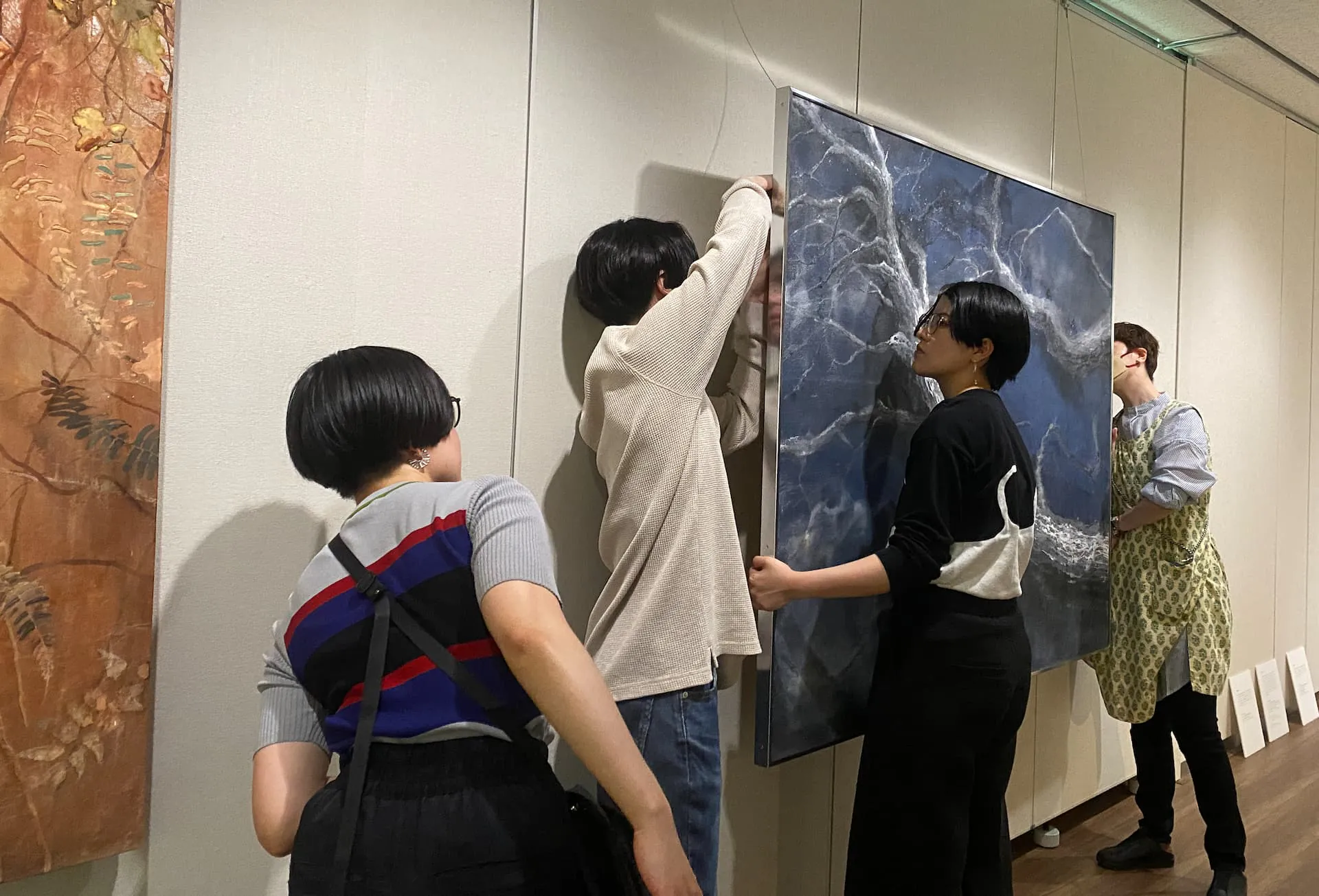 展覧会の準備・展示風景_2